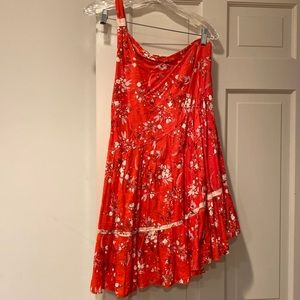 FREE PEOPLE RED DRESS